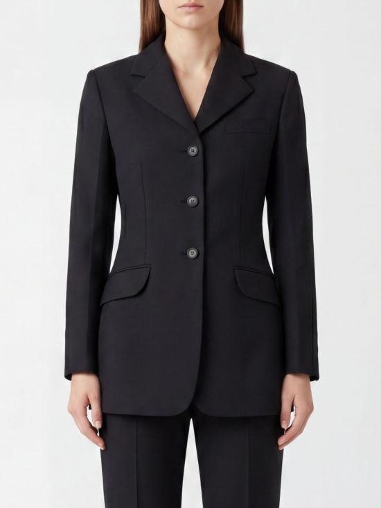 26SS 질샌더 수트 자켓 J03BN0208J40330 001 Black