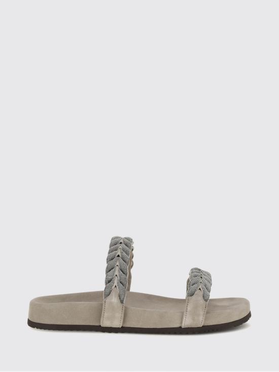 26SS 브루넬로 쿠치넬리 뮬/슬리퍼 MZSFG3159 C5859 Ice