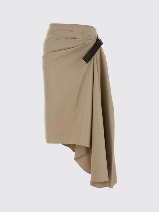 26SS 로에베 미디 스커트 S359Y08XAV Beige - LOEWE