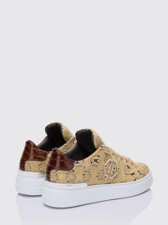 26SS 필립 플레인 스니커즈 SAFSUSC0917PTE021N 04 Brown - PHILIPP PLEIN