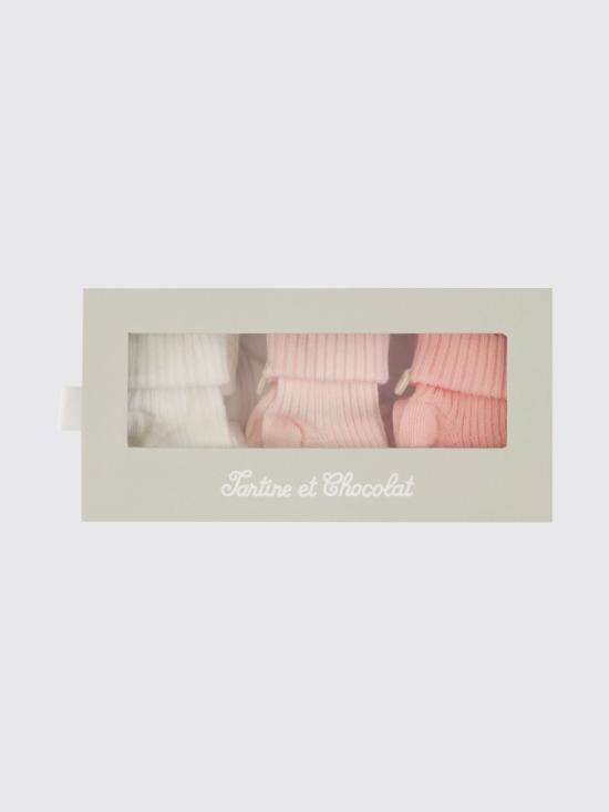 26SS [키즈] 타티네쇼콜라 발목 양말 CC99000 30 Pink - TARTINE ET CHOCOLAT