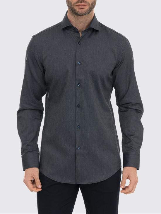 26SS 보스 긴팔 셔츠 50560651 404 Blue