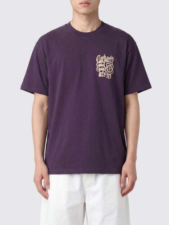 26SS 칼하트 WIP 숏슬리브 커뮤팅 테일즈 티셔츠 I036010 889XX Violet