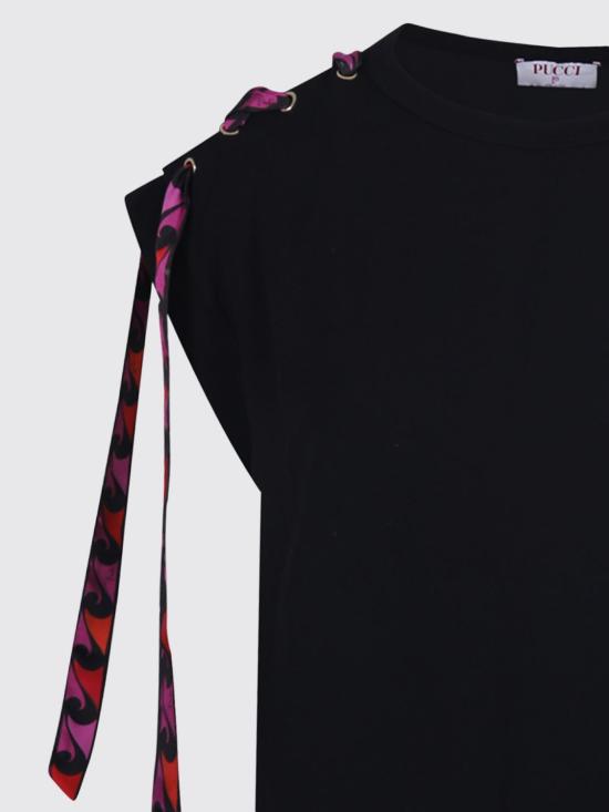 26SS 푸찌 민소매 티셔츠 6HTP406H990 6HT Black - PUCCI
