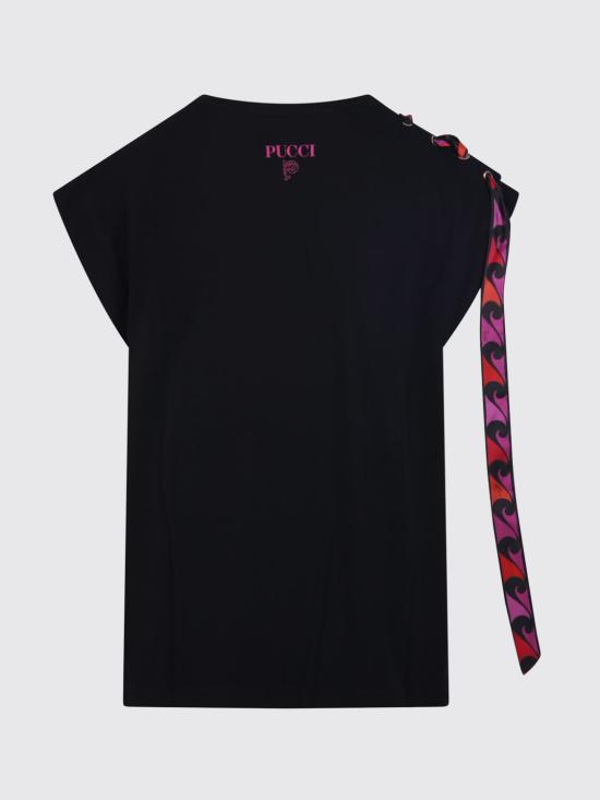 26SS 푸찌 민소매 티셔츠 6HTP406H990 6HT Black - PUCCI
