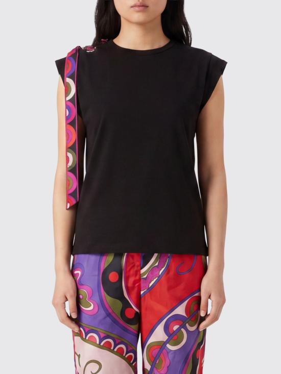 26SS 푸찌 민소매 티셔츠 6HTP406H990 6HT Black