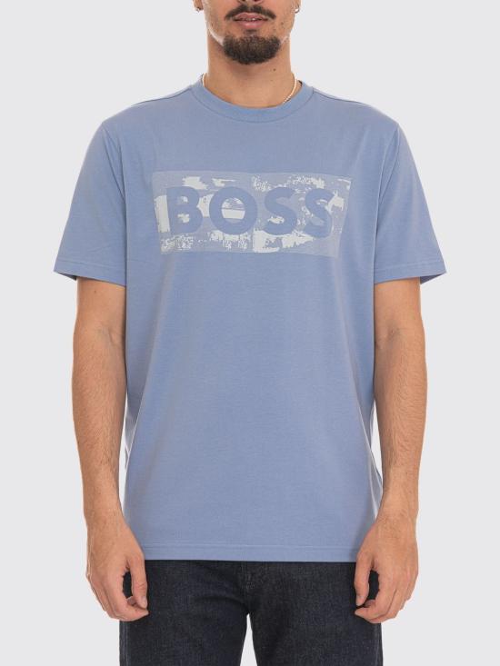 26SS 보스 반팔 티셔츠 50559363 459 Sky Blue