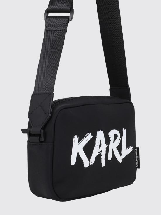 26SS [키즈] 칼라거펠트 크로스백 Z31257 09B Black - KARL LAGERFELD