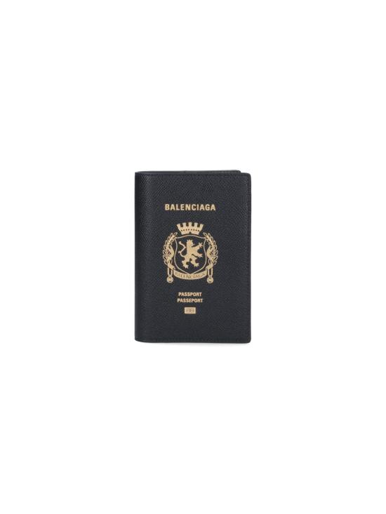 26FW 발렌시아가 패스포트 홀더 787742 2AA3R 1000 Black
