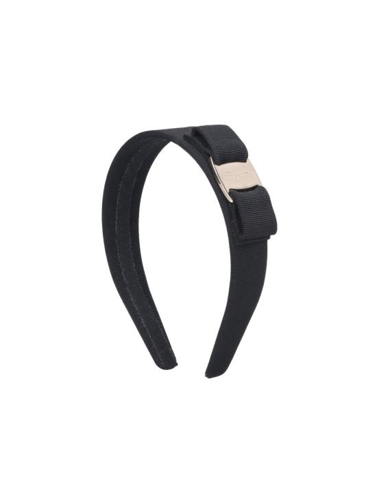 26FW 살바토레 페라가모 헤어 액세서리 572738 001 Black