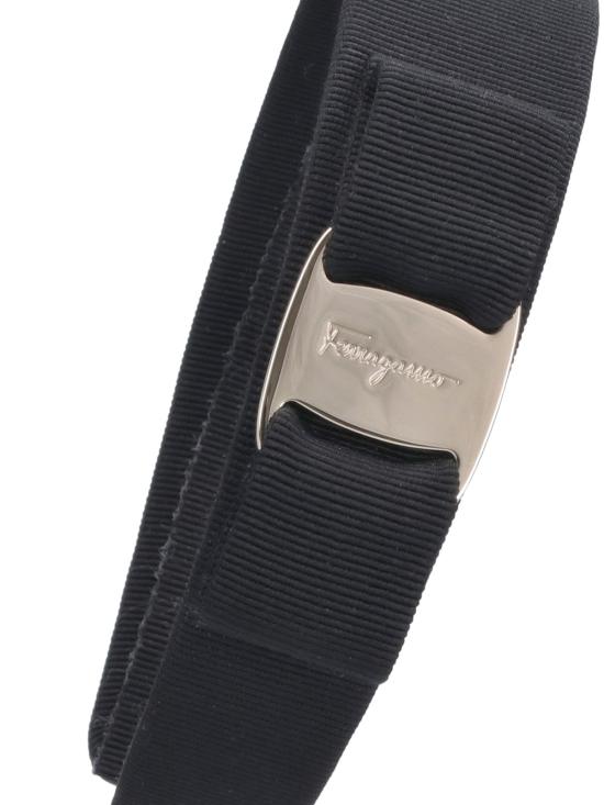 26FW 살바토레 페라가모 헤어 액세서리 572738 001 Black - SALVATORE FERRAGAMO