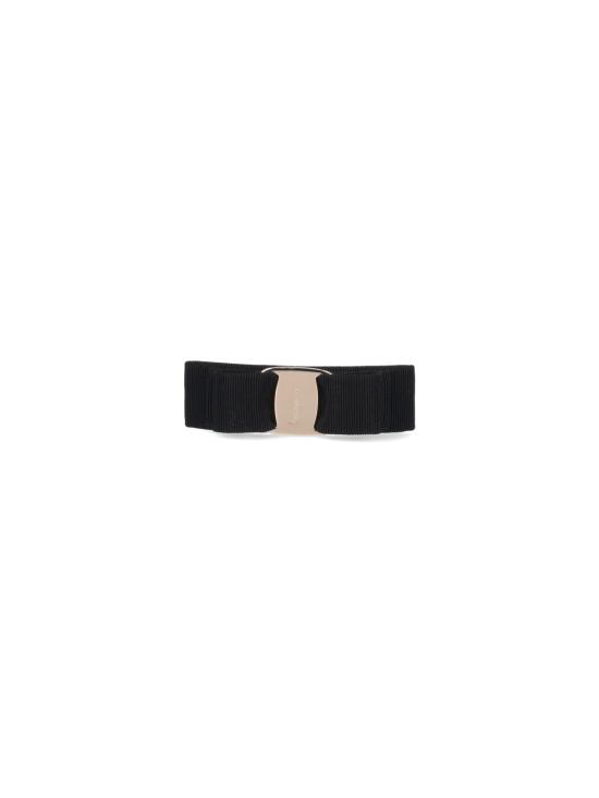 26FW 살바토레 페라가모 헤어 액세서리 495450 001 Black