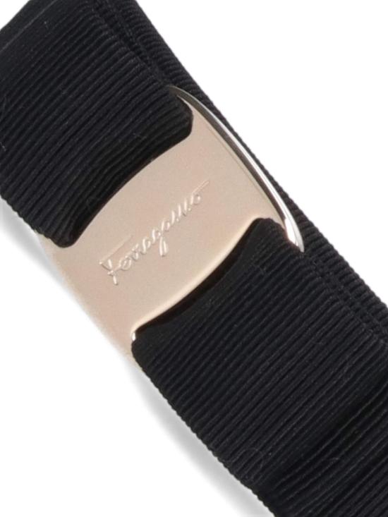 26FW 살바토레 페라가모 헤어 액세서리 495450 001 Black - SALVATORE FERRAGAMO