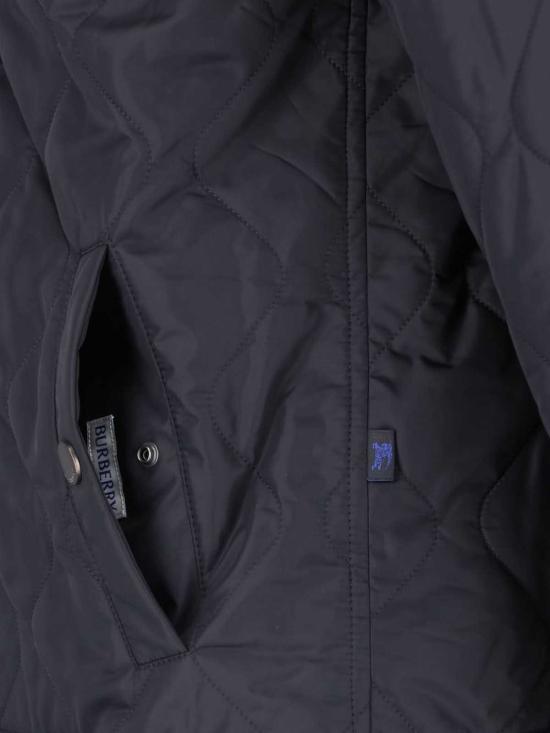26FW 버버리 리버시블 퀼티드 나일론 오버셔츠 8115788 A1189 Black - BURBERRY