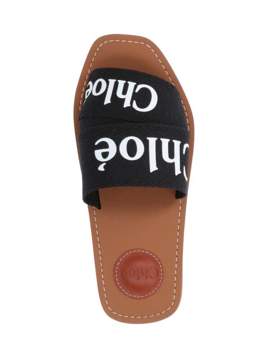 26FW 끌로에 뮬/슬리퍼 C22U188Z3 001 Black - CHLOE