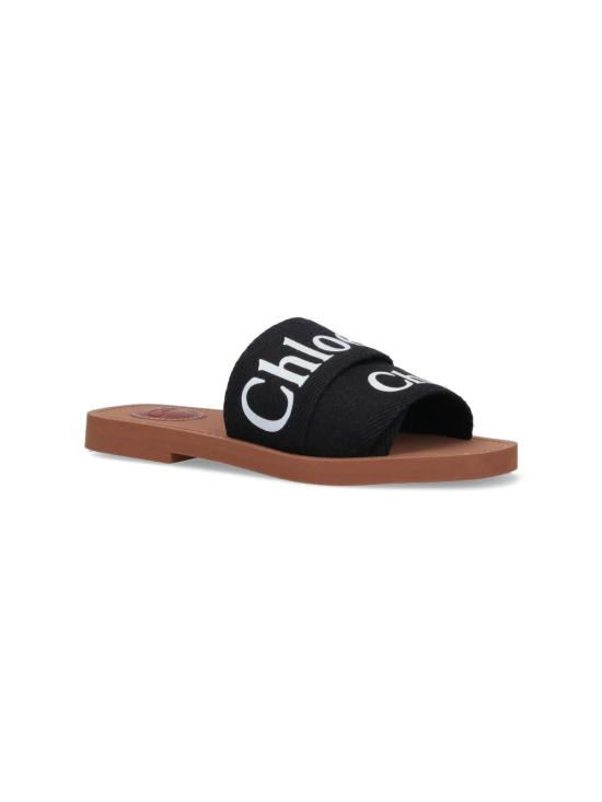 26FW 끌로에 뮬/슬리퍼 C22U188Z3 001 Black - CHLOE