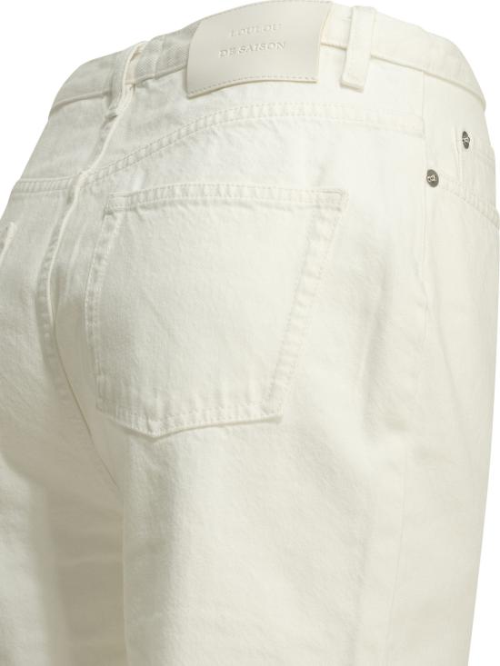 26SS 루루 드 세종 데님 팬츠 JUDE LDSIVORY White - LOULOU DE SAISON