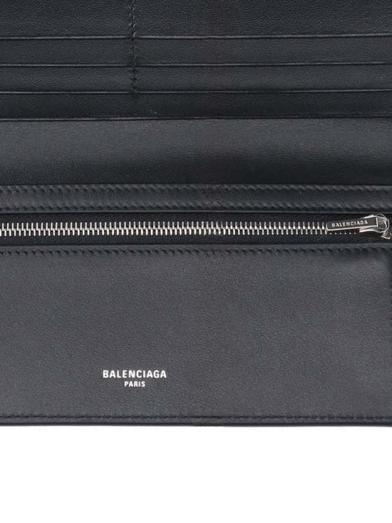 26FW 발렌시아가 패스포트 2 티켓 장지갑 787774 2AA3R 1000 Black - BALENCIAGA