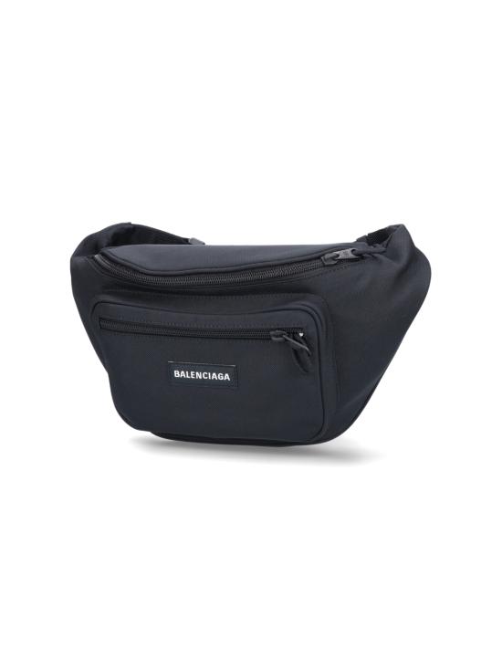 26FW 발렌시아가 익스플로러 벨트백 482389 2JMF7 1000 Black - BALENCIAGA