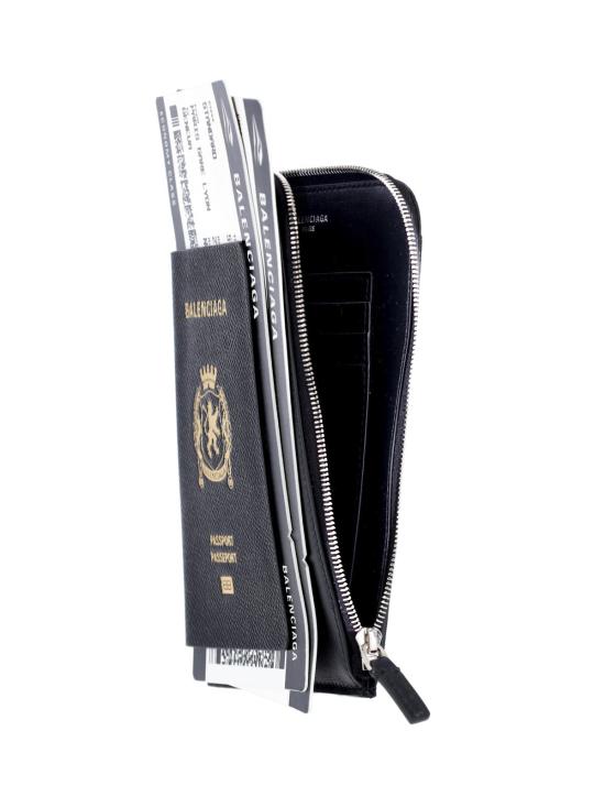 26FW 발렌시아가 패스포트 폰 홀더 787733 2AA3R 1000 Black - BALENCIAGA