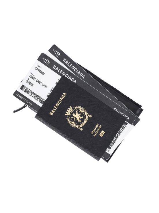 26FW 발렌시아가 패스포트 폰 홀더 787733 2AA3R 1000 Black - BALENCIAGA