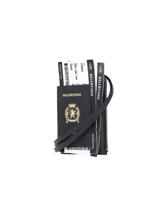 26FW 발렌시아가 패스포트 폰 홀더 787733 2AA3R 1000 Black - BALENCIAGA