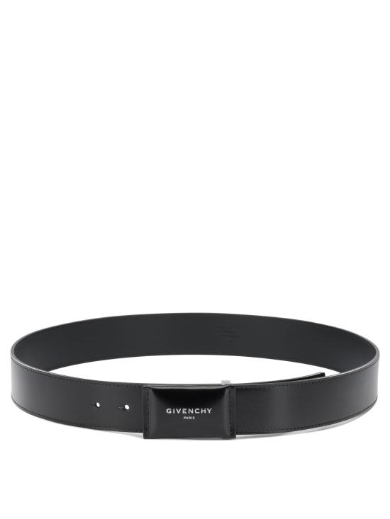 26FW 지방시 가죽 벨트 BK407MK21N001 Black
