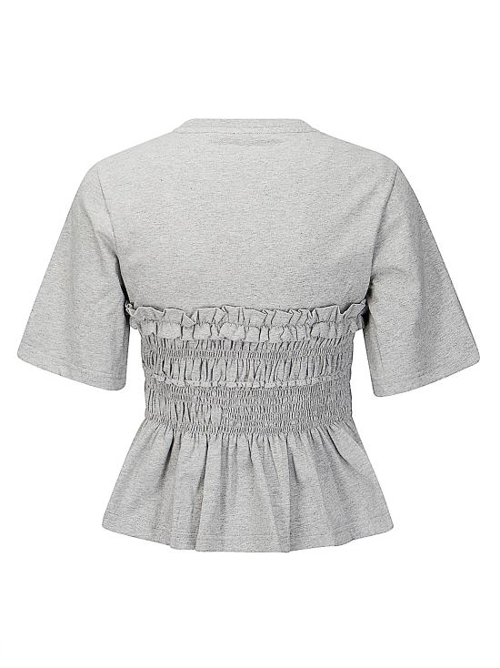 26SS 세실리아 반센 반팔 티셔츠 425RTW19002 GREYMELANGE GREY MELANGE - CECILIE BAHNSEN