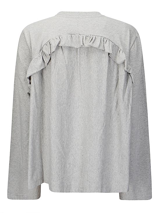 26SS 세실리아 반센 긴팔 티셔츠 425RTW19006 GREYMELANGE GREY MELANGE - CECILIE BAHNSEN