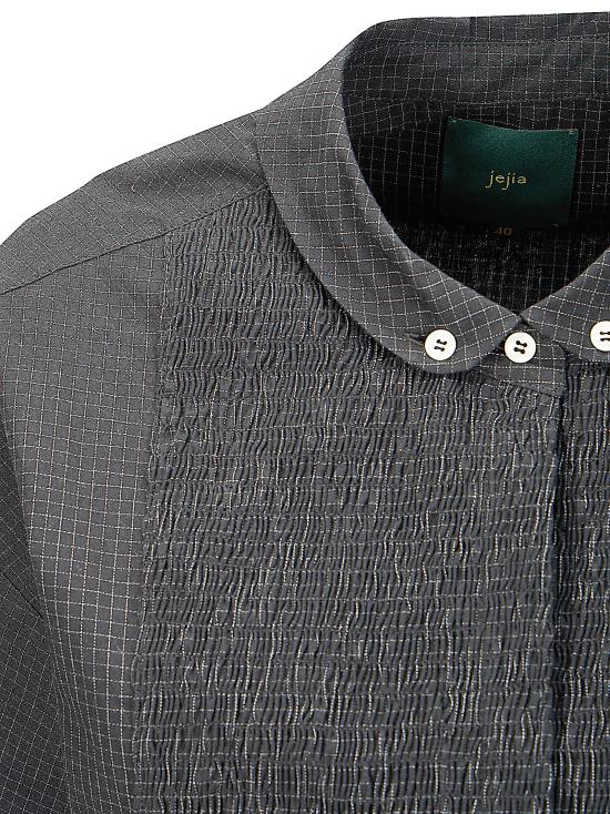 26SS 제지아 셔츠 MJD1009CLT362 J0468 Black check - JEJIA