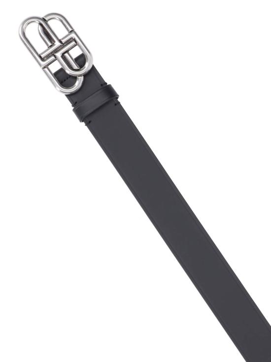 26FW 발렌시아가 가죽 벨트 570370 1CH0B 1000 Black - BALENCIAGA