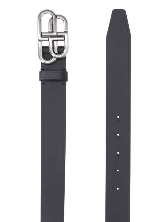 26FW 발렌시아가 가죽 벨트 570370 1CH0B 1000 Black - BALENCIAGA