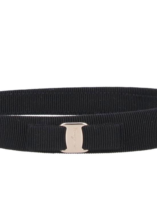 26FW 살바토레 페라가모 헤어 액세서리 430314 001 Black - SALVATORE FERRAGAMO