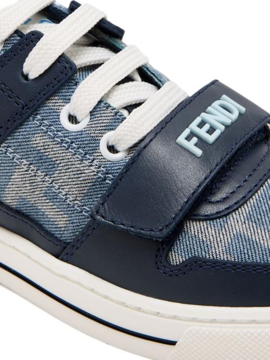26SS [키즈] 펜디 스니커즈 JMR476 AUHFF1T0N Blu - FENDI