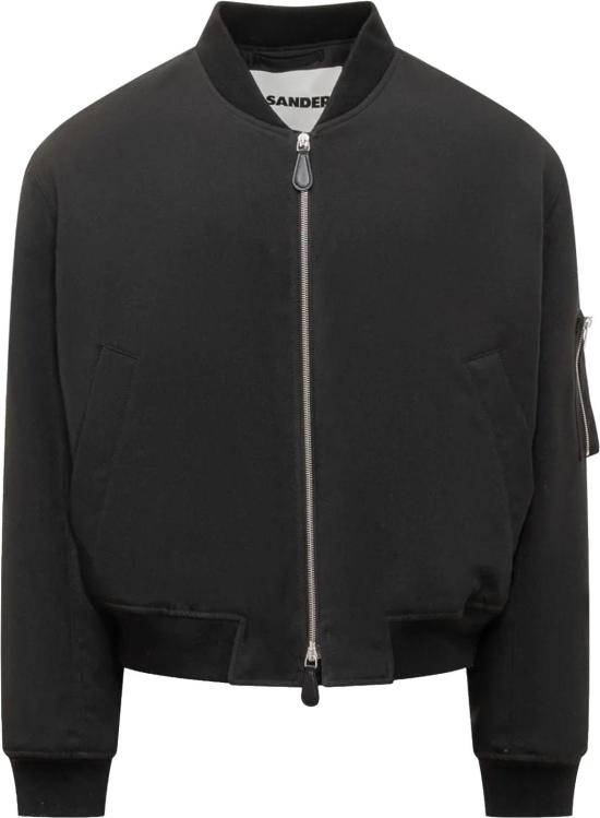  질샌더 봄버 자켓 55863110074708 BLACK
