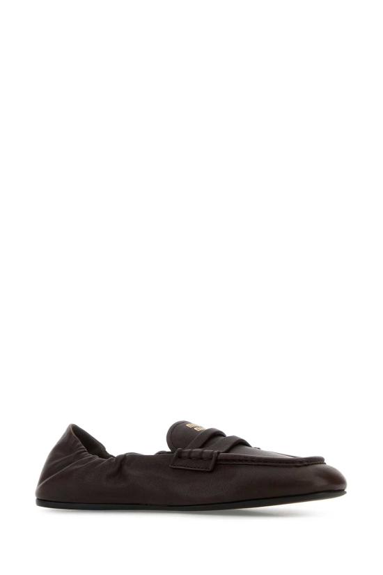 26FW 미우미우 루슈 나파 레더 로퍼 5D341EFD005EFX F0NBL Brown - MIU MIU