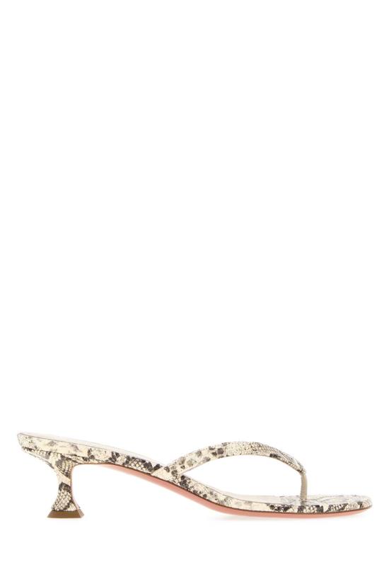 26SS 아미나 무아디 뮬/슬리퍼 JULIETTETHONG45 NATPRISNA Animal Print
