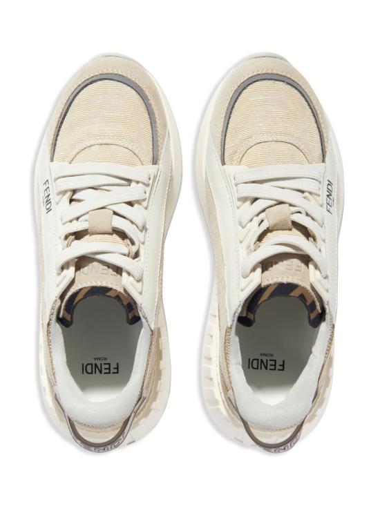 26SS [키즈] 펜디 스니커즈 JMR471 ARITF1OP4 Beige - FENDI