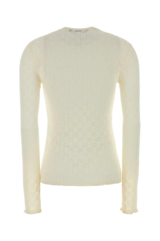 26FW 구찌 스웨터 872756XKFMQ 9003 White - GUCCI