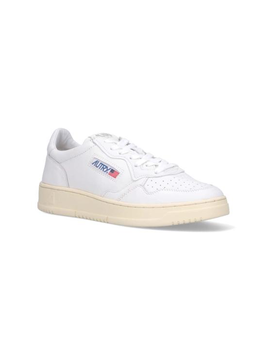 26FW 오트리 메달리스트 로우 스니커즈 AULM GG04 White - AUTRY