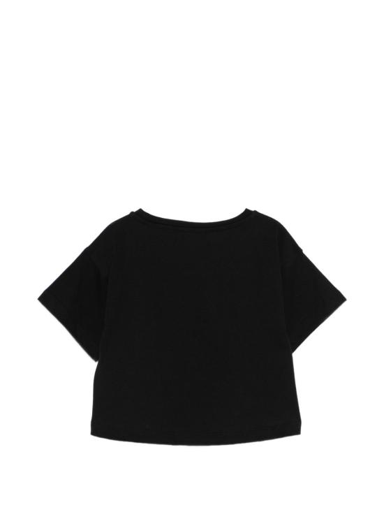 26SS [키즈] 모스키노 티셔츠 HDM070 LAA0260100 Nero - MOSCHINO