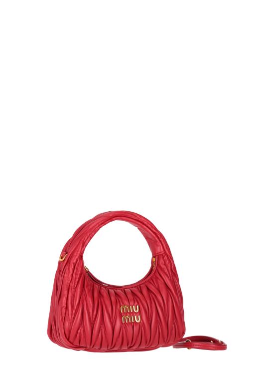 26FW 미우미우 마틀라쎄 완더 레더 토트백 5BC125VOOYAN88 F0011 ROSSO - MIU MIU