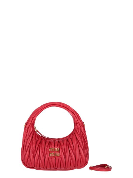 26FW 미우미우 마틀라쎄 완더 레더 토트백 5BC125VOOYAN88 F0011 ROSSO