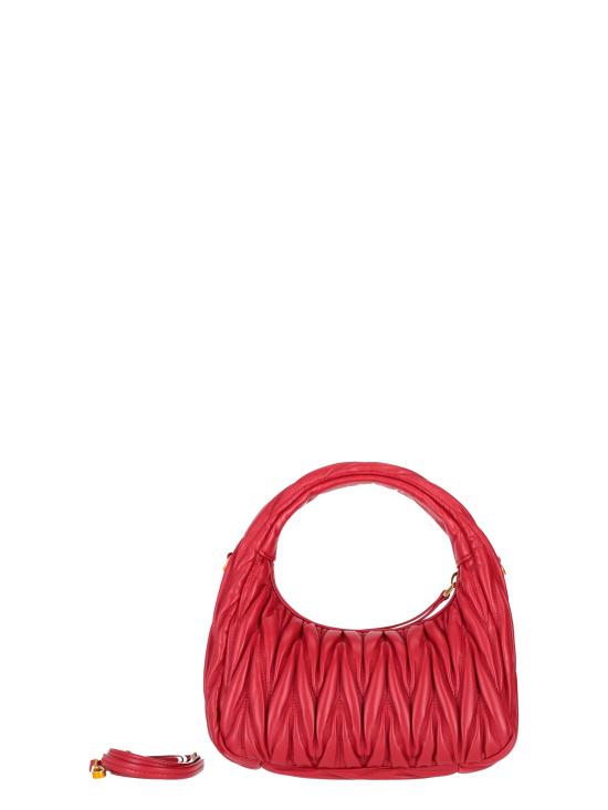 26FW 미우미우 마틀라쎄 완더 레더 토트백 5BC125VOOYAN88 F0011 ROSSO - MIU MIU
