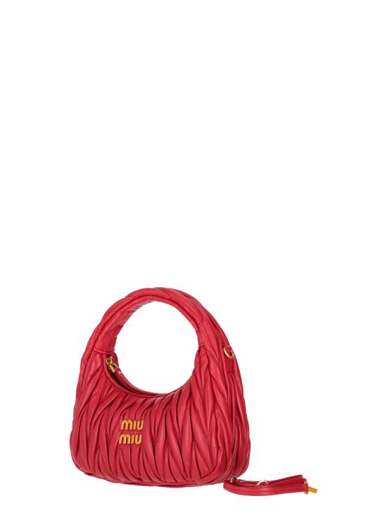 26FW 미우미우 마틀라쎄 완더 레더 토트백 5BC125VOOYAN88 F0011 ROSSO - MIU MIU