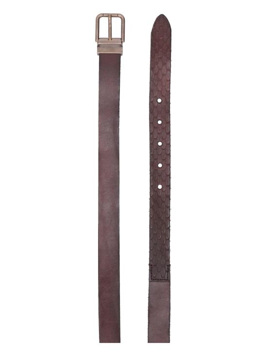 26FW 돌체앤가바나 레귤러 벨트 BC3614 80048 TESTA DI MORO - DOLCE & GABBANA
