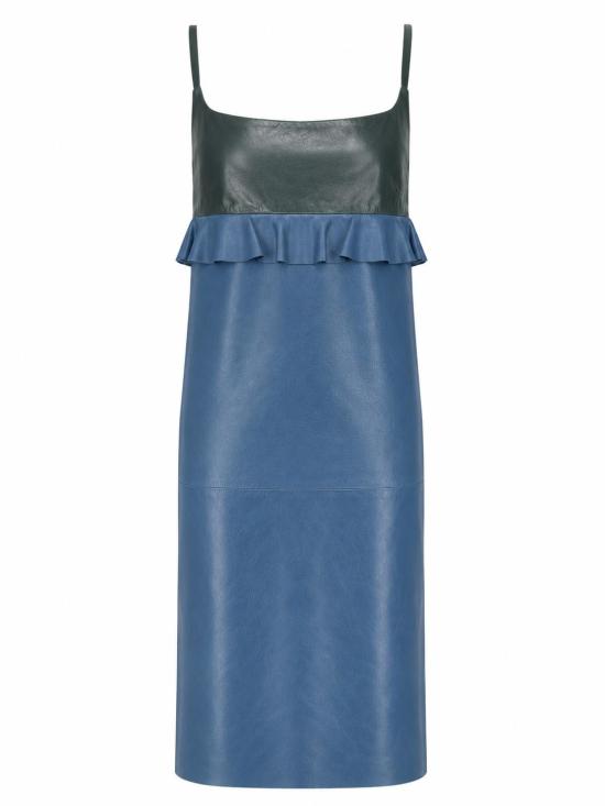 26FW 라 로즈 미디 원피스 1365 VERDE BLU VERDE AZZURRO