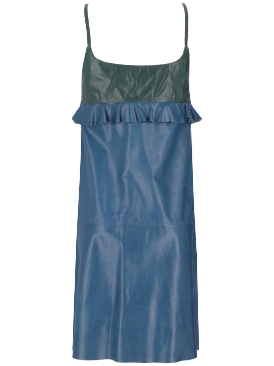 26FW 라 로즈 미디 원피스 1365 VERDE BLU VERDE AZZURRO - LA ROSE