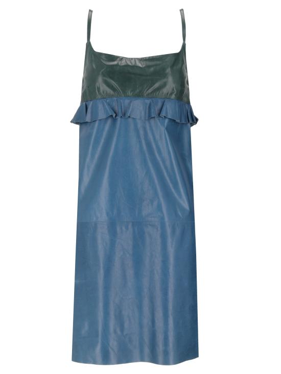 26FW 라 로즈 미디 원피스 1365 VERDE BLU VERDE AZZURRO