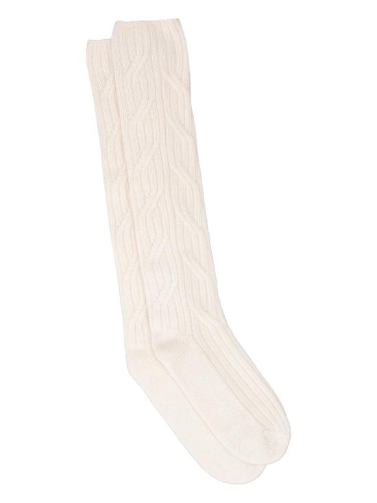 26FW 라 로즈 양말 2SCKSWHT WHITE